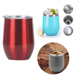 MULTIPLACE COLOMBIA - Termo Vaso Termico Acero Mug Mate Vino Te Café 354 ml Rojo