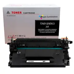 PREMIUM - Tóner 26X Generico Negro Para Impresoras HP Laserjet Pro M402 MFP M426