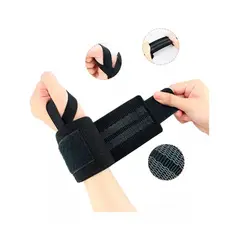 GENERICO - Muñequera Deportiva Crossfit Levantamiento Gym 58x8cm X2