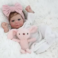 GENERICO - Bebe Reborn Alicia Ropa Blanca