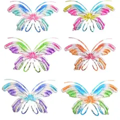 GENERICO - Alas Inflables x6 Globo Colores Metalizados Cosplay Disfraz