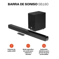 JBL - CINEMA SB 180 EXTRA BASS EXTRAORDINARY SOUND