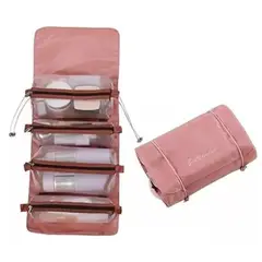 GENERICO - Bolsa de Maquillaje Desenrrollable para Viaje - Cosmetiquera Práctica