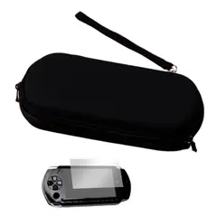GENERICO - Estuche + Protector de Pantalla + correa para Sony PSP.