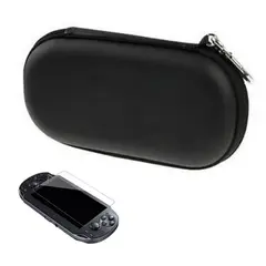 GENERICO - Estuche + Vidrio Templado + 2 Caps para Sony PsVita Fat 1000.