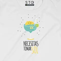 SIABATTO - Camiseta Estampada Mujer - Necesitas Tomar Sol