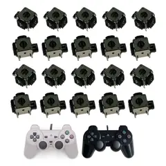 GENERICO - 20x Análogo Metalico Joystick para Sony PS1 PS2 DualShock