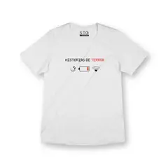 SIABATTO - Camiseta Estampada Mujer - Historia de Terror