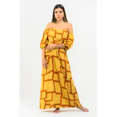 FREYDA - Conjunto Falda Y Blusa Corta