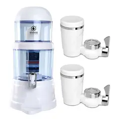 CHEF MASTER - Kit: filtro de Agua + 2 Filtros Para Grifo