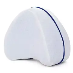 SKY - Pierna Cojin Triangular Almohada Ortopédica Para Piernas Color Blanco