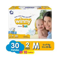 WINNY - Oferta Panal Ultratrim Sec Etapa 2 X 30Und + Toallitas