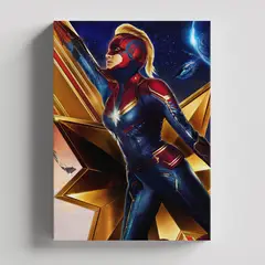 TAYRONA STORE - Cuadros Retablo Capitana Marvel 004 - 35x50cm