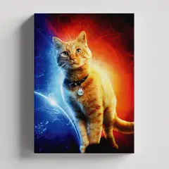 TAYRONA STORE - Cuadros Retablo Capitana Marvel 011 - 35x50cm