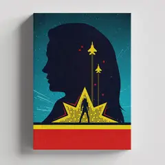 TAYRONA STORE - Cuadros Retablo Capitana Marvel 010 - 35x50cm