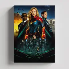 TAYRONA STORE - Cuadros Retablo Capitana Marvel 009 - 35x50cm