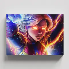 TAYRONA STORE - Cuadros Retablo Capitana Marvel 017 - 50x35cm