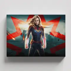 TAYRONA STORE - Cuadros Retablo Capitana Marvel 019 - 50x35cm