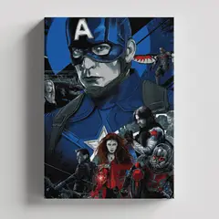 TAYRONA STORE - Cuadros Retablo Marvel Guerra Civil 005 - 35x50cm