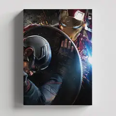 TAYRONA STORE - Cuadros Retablo Marvel Guerra Civil 003 - 35x50cm