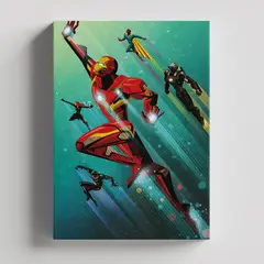 TAYRONA STORE - Cuadros Retablo Marvel Guerra Civil 008 - 35x50cm
