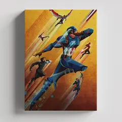 TAYRONA STORE - Cuadros Retablo Marvel Guerra Civil 007 - 35x50cm