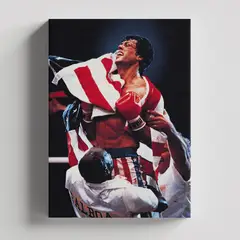 TAYRONA STORE - Cuadros Retablo Peliculas Rambo y Rocky 007 - 35x50cm