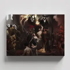 TAYRONA STORE - Cuadros Retablo Video Juegos Diablo 001 - 50x35cm