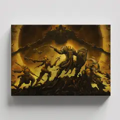 TAYRONA STORE - Cuadros Retablo Video Juegos Diablo 006 - 50x35cm