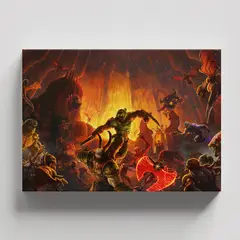 TAYRONA STORE - Cuadros Retablo Video Juegos Doom 004 - 50x35cm