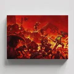 TAYRONA STORE - Cuadros Retablo Video Juegos Doom 006 - 50x35cm