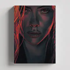 TAYRONA STORE - Cuadros Retablo Marvel Viuda Negra 009 - 35x50cm