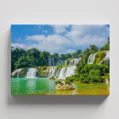 TAYRONA STORE - Cuadros Retablo Paisajes Cascadas 019 - 50x35cm
