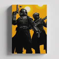 TAYRONA STORE - Cuadros Retablo Series de TV Boba Fett 010 - 35x50cm