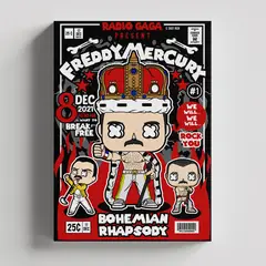TAYRONA STORE - Cuadros Retablo Funko Rock 062 - 35x50cm