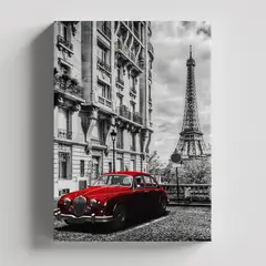 TAYRONA STORE - Cuadros Retablo Blanco Negro y Rojo 024 - 35x50cm