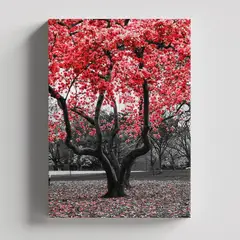 TAYRONA STORE - Cuadros Retablo Blanco Negro y Rojo 026 - 35x50cm