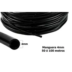 GENERICO - Manguera 4mm Riego Rollo 50mts