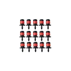 GENERICO - Microaspersor Riego Rociador Ajustable Manguera 60 unds Rojo