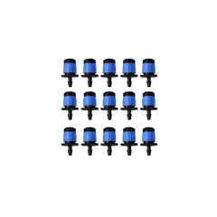 GENERICO - Microaspersor Riego Rociador Ajustable Manguera 60 unds Azul