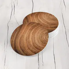 TAYRONA STORE - Portavasos Set x 6 Textura Madera 23