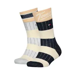 TOMMY HILFIGER - Paquete De 2 Calcetines Con Logo Bordado Para Niños