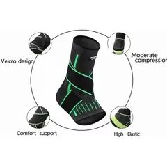 HOME - Tobillera Deportiva Compresión Soporte Lesión Ajustable