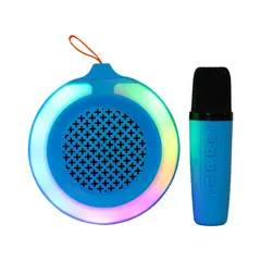 GENERICO - Parlante Portatil Bluetooth con Microfono y Luz LED