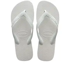 CLEMENTONI - Chanclas Sandalias Havaianas Unisex Top Blancas_.