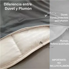 KARYTEX - Funda Duvet Sateen Rayas Cama Sencilla Color Ivory - Beige 125 Gramos Mindy.