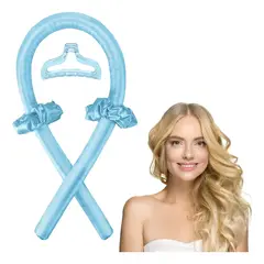 GENERICO - Rizadora Diadema Satin Tubo Flexible Ondas Sin Calor Cabello