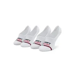 TOMMY HILFIGER - Paquete De 2 Calcetines Invisibles Con Logo Bordado