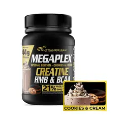 MEGAPLEX - Creatine Power 2 lb Cookies and Cream Proteina + Creatina