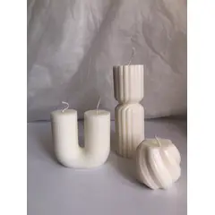 DECORACIONES ALE Y GABI - JUEGO DE 3 VELAS AROMATICAS PAZ